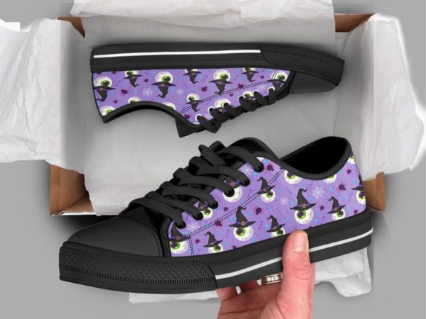 Halloween Eyeball Gift For Halloween Low Top Shoes - Men's Shoes - Black