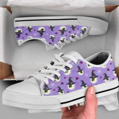 Halloween Eyeball Gift For Halloween Low Top Shoes - Women's Shoes - White