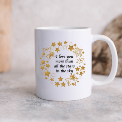 I Love You More Than All The Stars In The Sky Valentine Coffee Mug - Mug 15oz - White