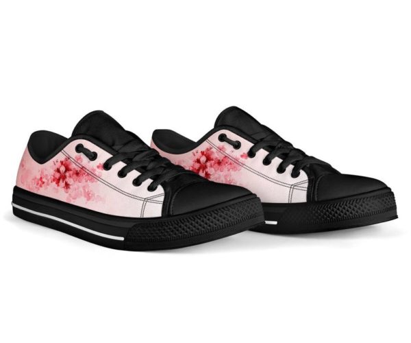 il 794xN.3108738474 l8n2 600x500px Japanese Sakura Cherry Blossom Cute Gift Low Top Shoes