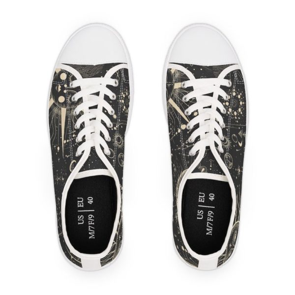 il 794xN.3658422432 dbcp 600x600px Celestial Sun Moon Stars Low Top Shoes For Women