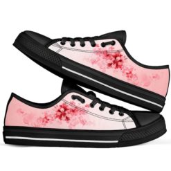 Japanese Sakura Cherry Blossom Cute Gift Low Top Shoes - Men's Shoes - Pink