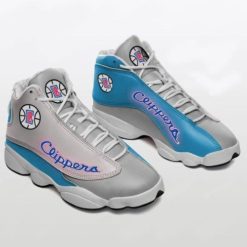 Los Angeles Clippers Team Air Jordan 13 Shoes - Men's Air Jordan 13 - Blue