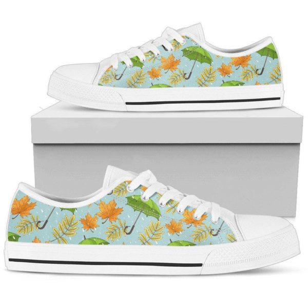 Multicolored Light Fall Canvas Shoes Low Top Shoes - Men's Shoes - Blue