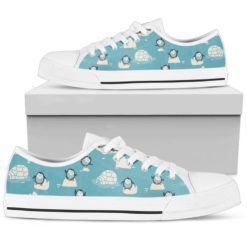 Penguin Shoes For Men And Women Low Top Shoes - Women's Shoes - White