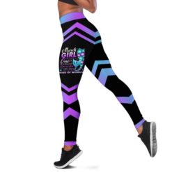 Personalized Name March Girl Birthday Gift All Over Print 3D Shirt Legging Short Pant - AOP Legging - Black