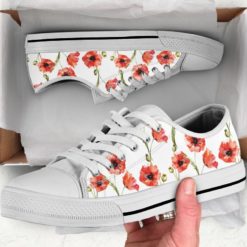 Poppy Shoes Low Top Shoes - Women's Shoes - White