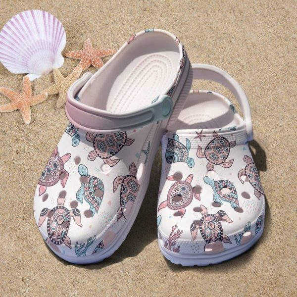 regular 600x600px Turtle Shoes Crocs Ocean Beach Clog Shoes For Men And Women