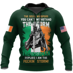 St.Patrick Day The Irishman 3D All Over Print Shirt - 3D Hoodie - Green