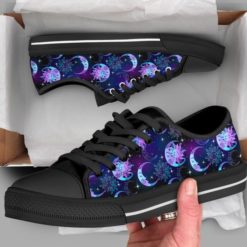 Sun and Moon Shoes Low Top Shoes For Men And Women - Women's Shoes - Black
