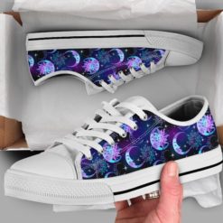 Sun and Moon Shoes Low Top Shoes For Men And Women - Women's Shoes - White