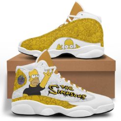 The Simpsons Air Jordan 13 Shoes image The Simpsons Air Jordan 13 Shoes - Women's Air Jordan 13 - Yellow