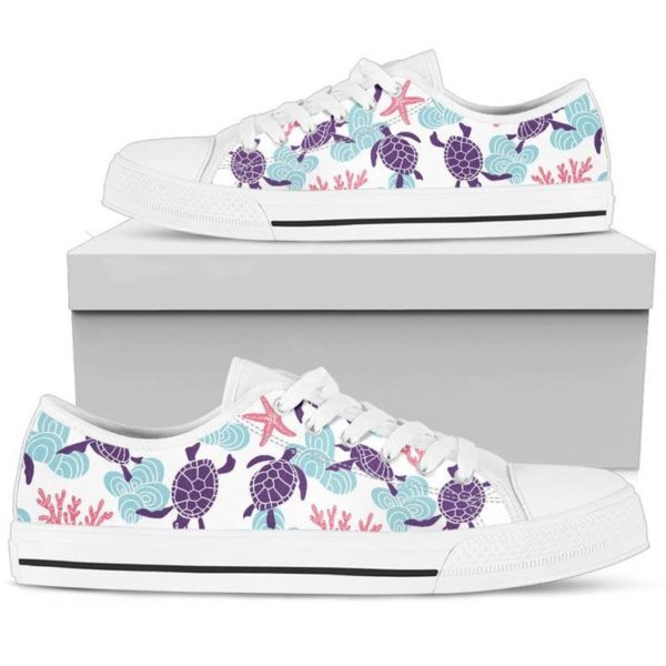 Turtle Shoes For Men And Women Low Top Shoes - Men's Shoes - White