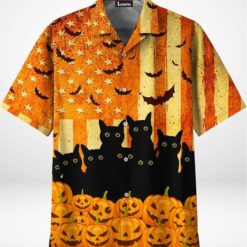 0x540@16445799382c7a259ebf 247x247px Black Cat Pumpkin Halloween Holiday Hawaiian Shirt