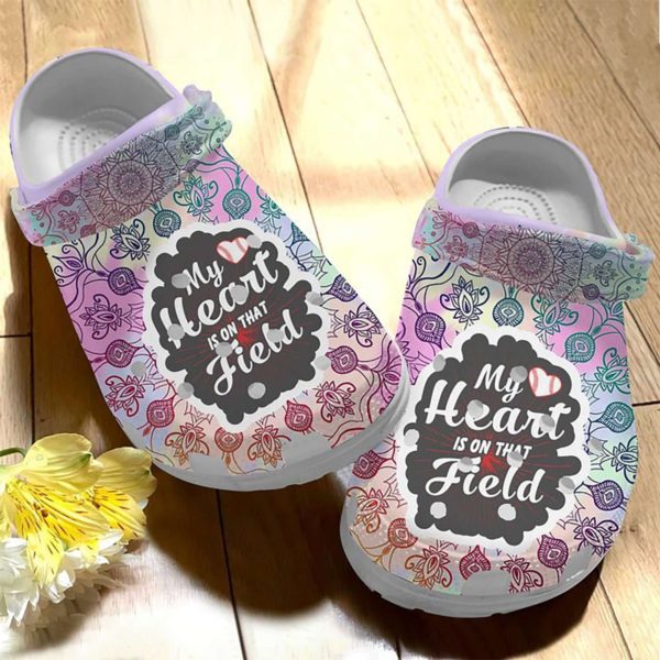 8c62fc7349df3047d7a898bfa42099f3 600x600px My Heart Is On That Field Clog Shoes