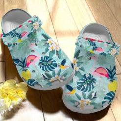 GAB1905105 510x510 1 247x247px Tropical Flamingo Happy Summer Unisex Clog Shoes