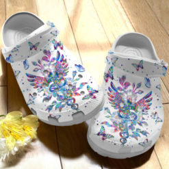 GLB2502201 ads 2 510x510 1 247x247px Medical Symbol Butterfly Clog Shoes For Men And Women
