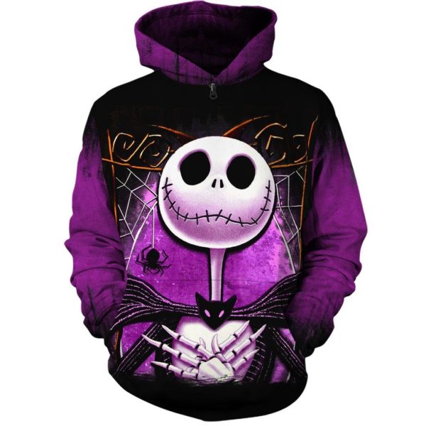 Halloween JackSkellingtonHoodie 2000x 600x600px Seriously Stop Expecting Normal From Me Jack Skellington Halloween 3D Hoodie