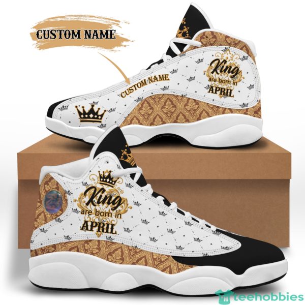 april king birthday gift personalized name air jordan 13 shoes 46 1 aGQkc 600x600px April King Birthday Gift Personalized Name Air Jordan 13 Shoes 46