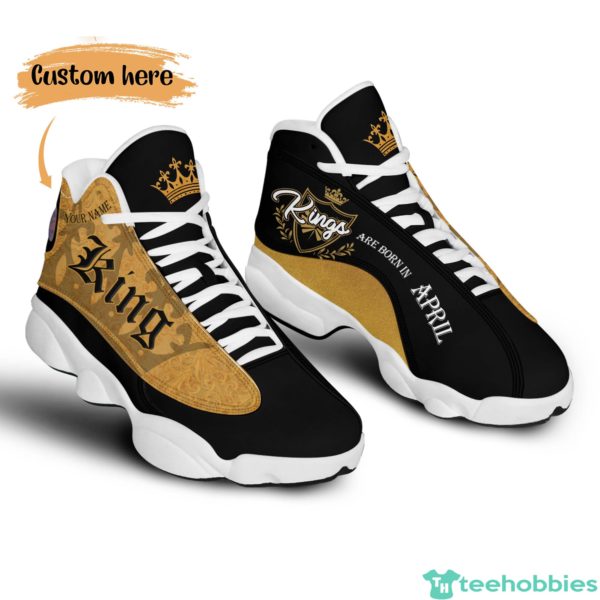 april king birthday gift personalized name air jordan 13 shoes 61 4 zdlBQ 600x600px April King Birthday Gift Personalized Name Air Jordan 13 Shoes 61