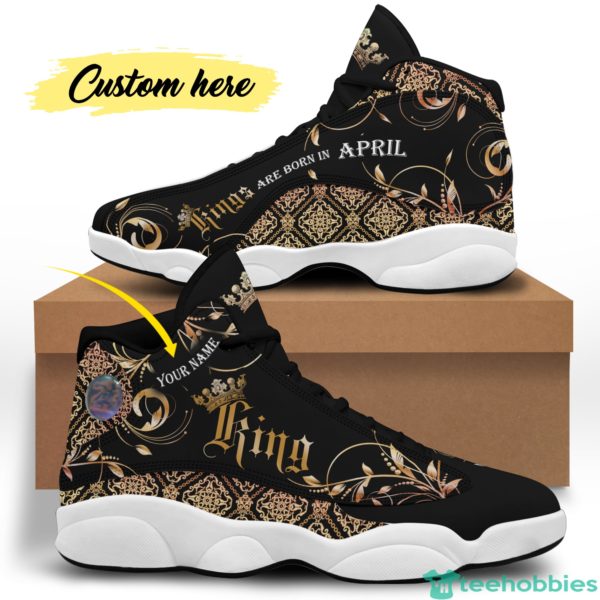april king birthday gift personalized name air jordan 13 shoes 66 1 ZKvHv 600x600px April King Birthday Gift Personalized Name Air Jordan 13 Shoes 66
