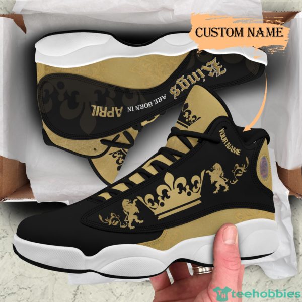 april king birthday gift personalized name air jordan 13 shoes 71 2 oYUJA 600x600px April King Birthday Gift Personalized Name Air Jordan 13 Shoes 71