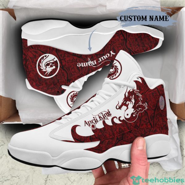 april king birthday gift personalized name air jordan 13 shoes 94 2 4zlcO 600x600px April King Birthday Gift Personalized Name Air Jordan 13 Shoes 94