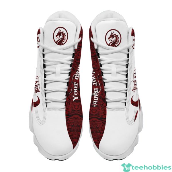 april king birthday gift personalized name air jordan 13 shoes 94 3 azhH5 600x600px April King Birthday Gift Personalized Name Air Jordan 13 Shoes 94