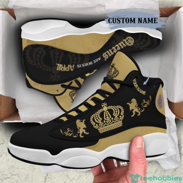 april queen birthday gift personalized name air jordan 13 shoes 196 2 NA7bG 600x600px April Queen Birthday Gift Personalized Name Air Jordan 13 Shoes 196