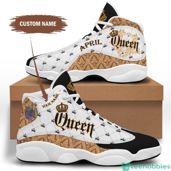 april queen birthday gift personalized name air jordan 13 shoes 33 1 4uQQl 600x600px April Queen Birthday Gift Personalized Name Air Jordan 13 Shoes 33