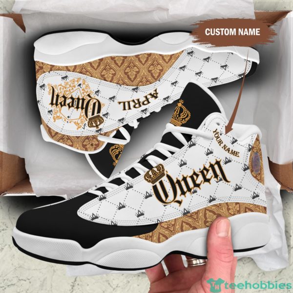 april queen birthday gift personalized name air jordan 13 shoes 33 4 8rfmL 600x600px April Queen Birthday Gift Personalized Name Air Jordan 13 Shoes 33