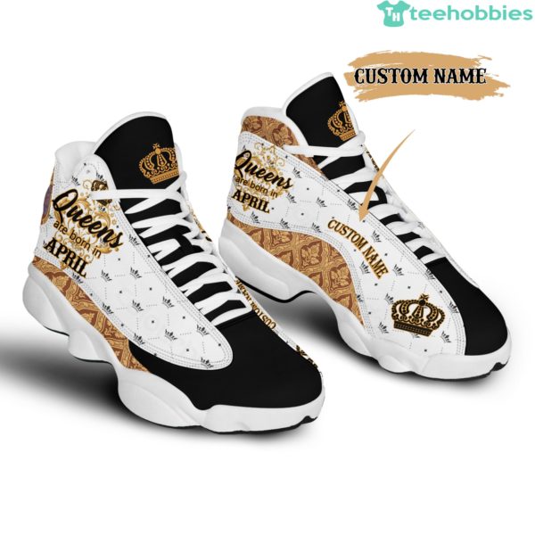 april queen birthday gift personalized name air jordan 13 shoes 45 2 1N430 600x600px April Queen Birthday Gift Personalized Name Air Jordan 13 Shoes 45
