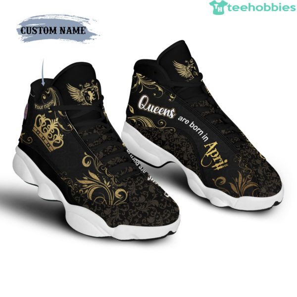 april queen birthday gift personalized name air jordan 13 shoes 98 4 CmDfV 600x600px April Queen Birthday Gift Personalized Name Air Jordan 13 Shoes 98