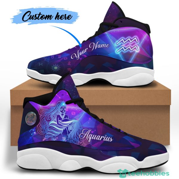 aquarius birthday gift personalized name air jordan 13 shoes sku 211 1 BqAaP 600x600px Aquarius Birthday Gift Personalized Name Air Jordan 13 Shoes SKU 211