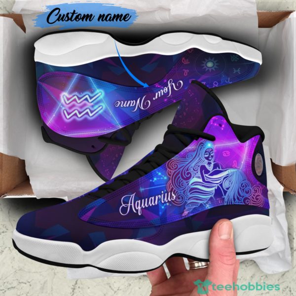 aquarius birthday gift personalized name air jordan 13 shoes sku 211 2 SalYX 600x600px Aquarius Birthday Gift Personalized Name Air Jordan 13 Shoes SKU 211