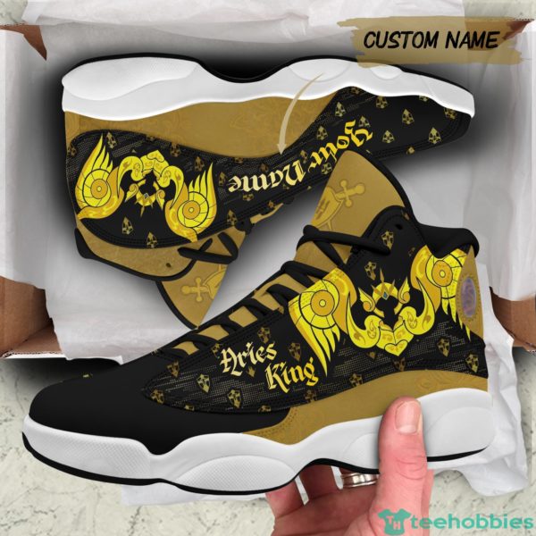 aries birthday gift king birthday gift golden personalized name air jordan 13 shoes 3 hIsZr 600x600px Aries Birthday Gift King Birthday Gift Golden Personalized Name Air Jordan 13 Shoes