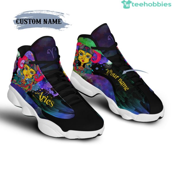 aries birthday gift personalized name air jordan 13 shoes sku89 4 XQ7zS 600x600px Aries Birthday Gift Personalized Name Air Jordan 13 Shoes SKU89