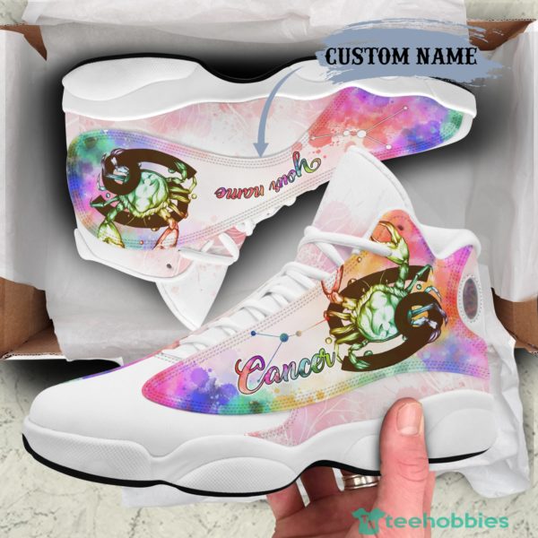 cancer crab personalized name air jordan 13 shoes 2 cXjop 600x600px Cancer Crab Personalized Name Air Jordan 13 Shoes