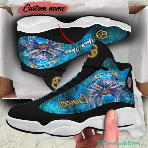 cancer girl birthday gift personalized name air jordan 13 shoes sku 205 2 B9Alb 600x600px Cancer Girl Birthday Gift Personalized Name Air Jordan 13 Shoes SKU 205