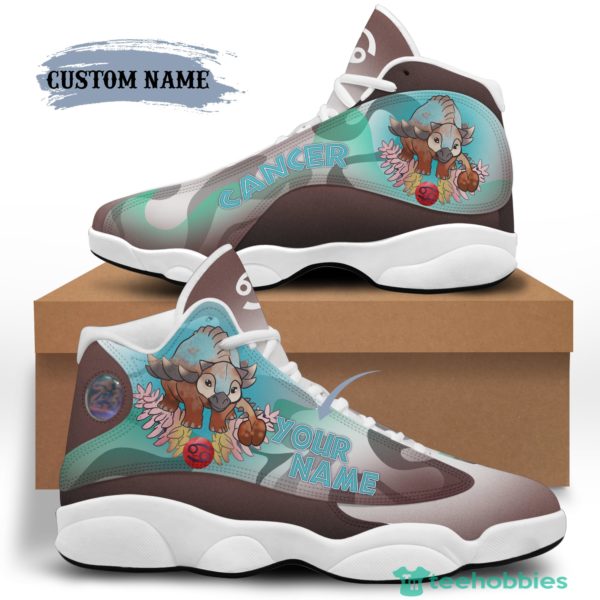 cancer girl cute design personalized name air jordan 13 shoes 1 IsP04 600x600px Cancer Girl Cute Design Personalized Name Air Jordan 13 Shoes