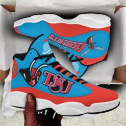 DSU Hornets Delaware State Air Jordan 13 Shoes - Women's Air Jordan 13 - Blue