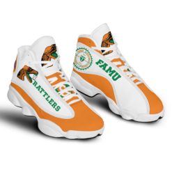 FAMU Rattlers Air Jordan 13 Shoes - Men's Air Jordan 13 - White