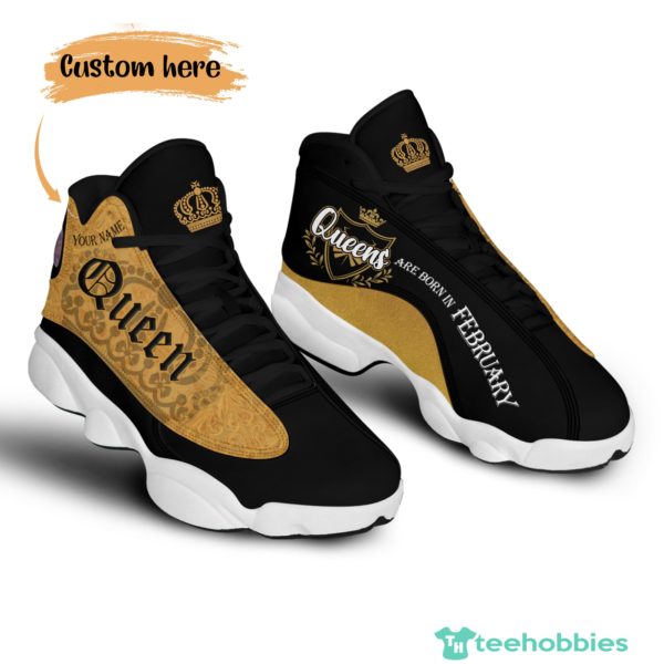 february birthday gift queen birthday gift personalized name air jordan 13 shoes 64 3 3DYNB 600x600px February Birthday Gift Queen Birthday Gift Personalized Name Air Jordan 13 Shoes 64