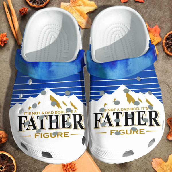 It’s Not A Dad Bod It's Father Figure Clog Shoes - Clog Shoes - Blue