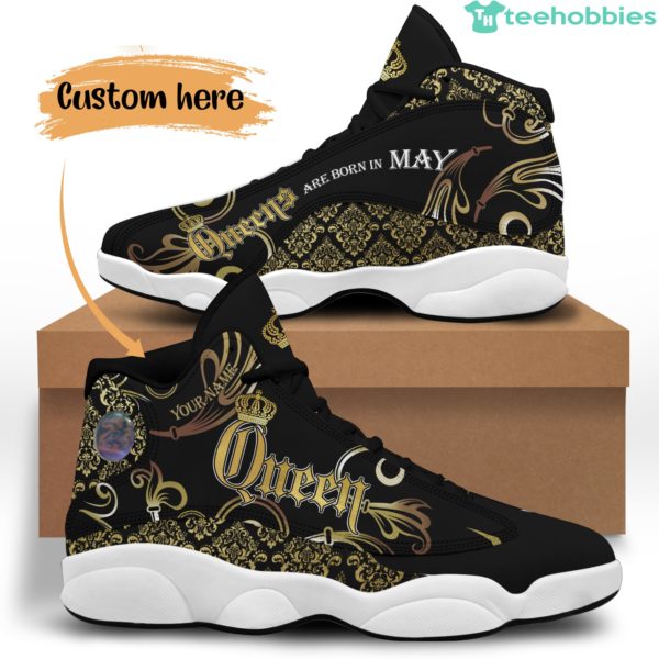may queen birthday gift personalized name air jordan 13 shoes 65 1 0IDpF 600x600px May Queen Birthday Gift Personalized Name Air Jordan 13 Shoes 65