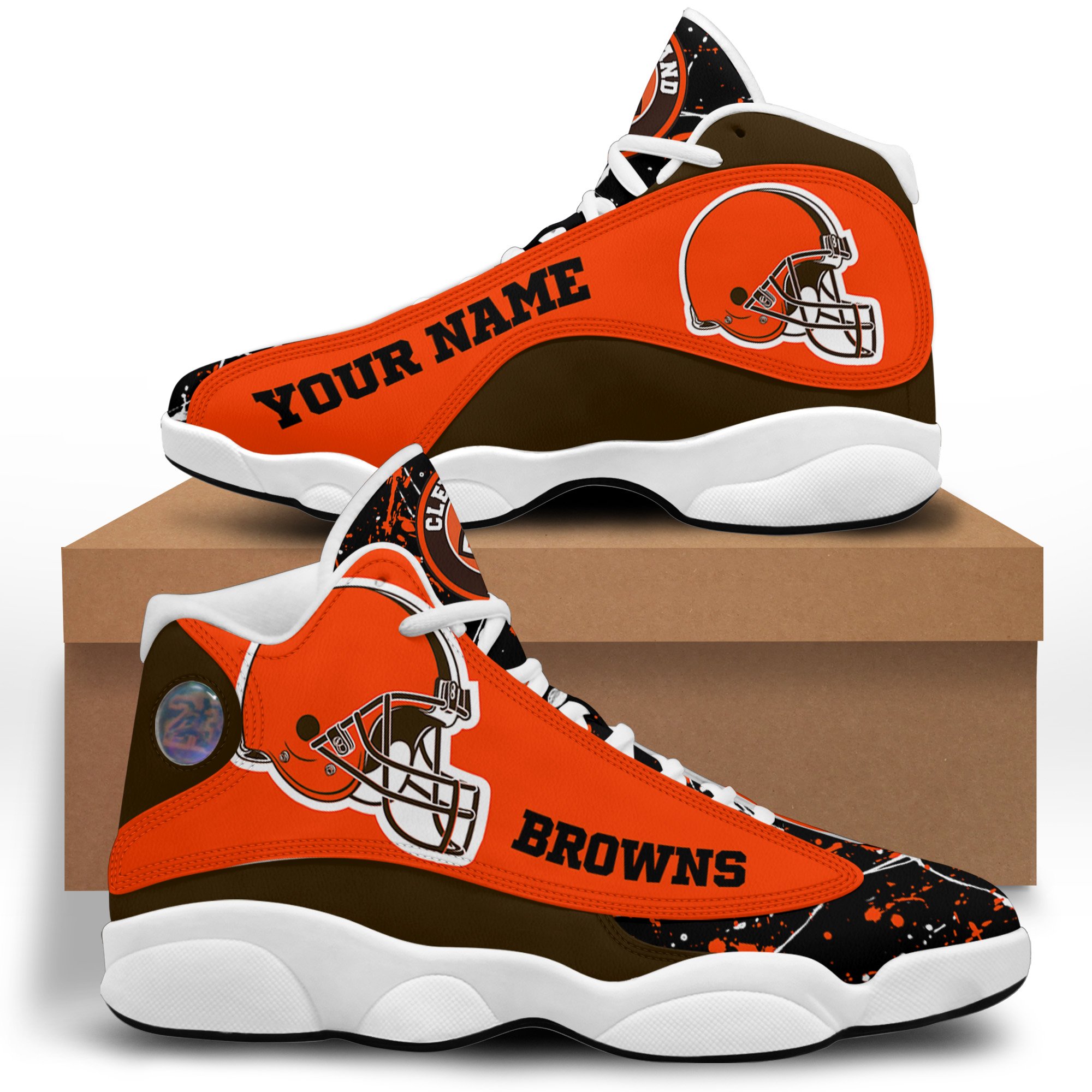 Women's cleveland browns tennis sales shoes