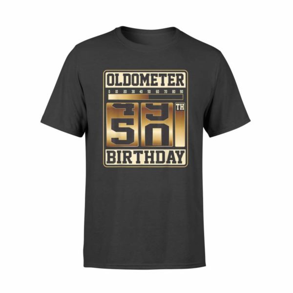 oldometer 49 50 birthday gift t shirt unisex t shirt black 600x600px Oldometer 49 50 Birthday Gift T Shirt
