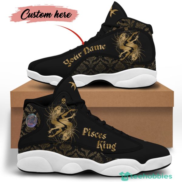 pisces birthday gift king birthday gift personalized name air jordan 13 shoes sku 251 2 gKqQL 600x600px Pisces Birthday Gift King Birthday Gift Personalized Name Air Jordan 13 Shoes SKU 251