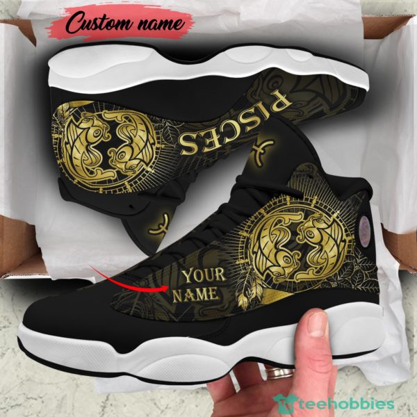 pisces birthday gift personalized name air jordan 13 shoes sku 213 2 MM3PH 600x600px Pisces Birthday Gift Personalized Name Air Jordan 13 Shoes SKU 213