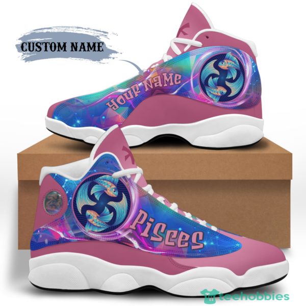 pisces birthday gift personalized name air jordan 13 shoes sku 217 1 3MwpA 600x600px Pisces Birthday Gift Personalized Name Air Jordan 13 Shoes SKU 217